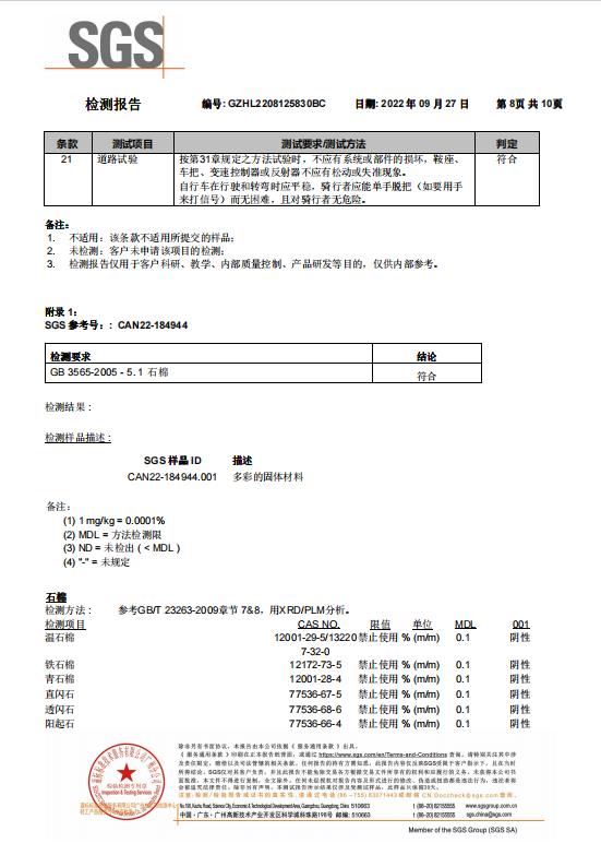 FUOCO檢測報告